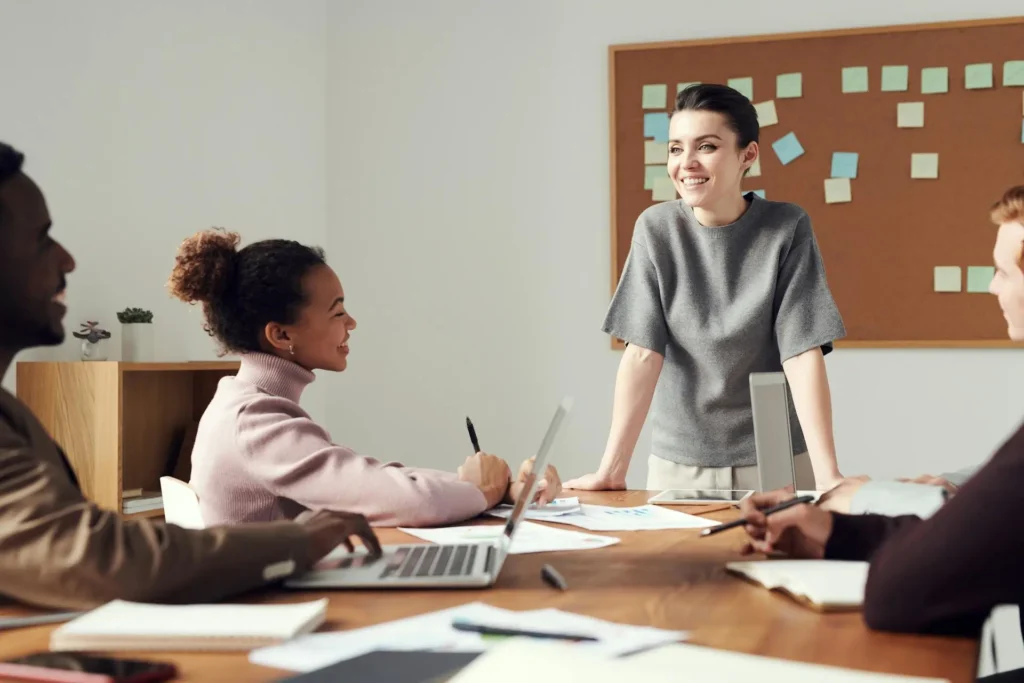 On Shore Resources, and team members discuss