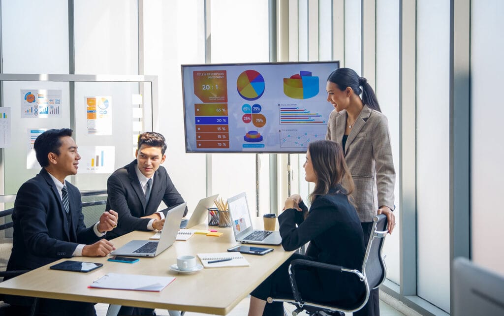 Team Members Discuss